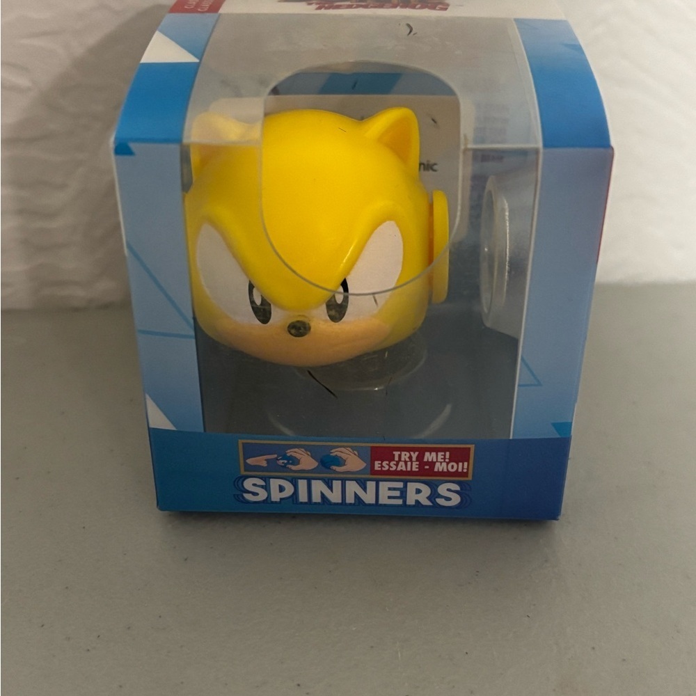 Sonic the Hedgehog - Fidget Toy Metallic Yellow Super Sonic Spinner